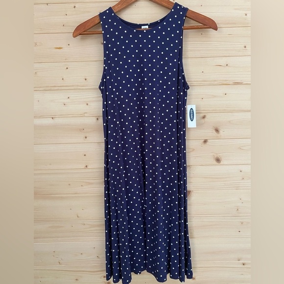 NEW OLD NAVY Small Polka Dot Lightweight, Breezy Style Playful Print Sundress - Picture 1 of 9